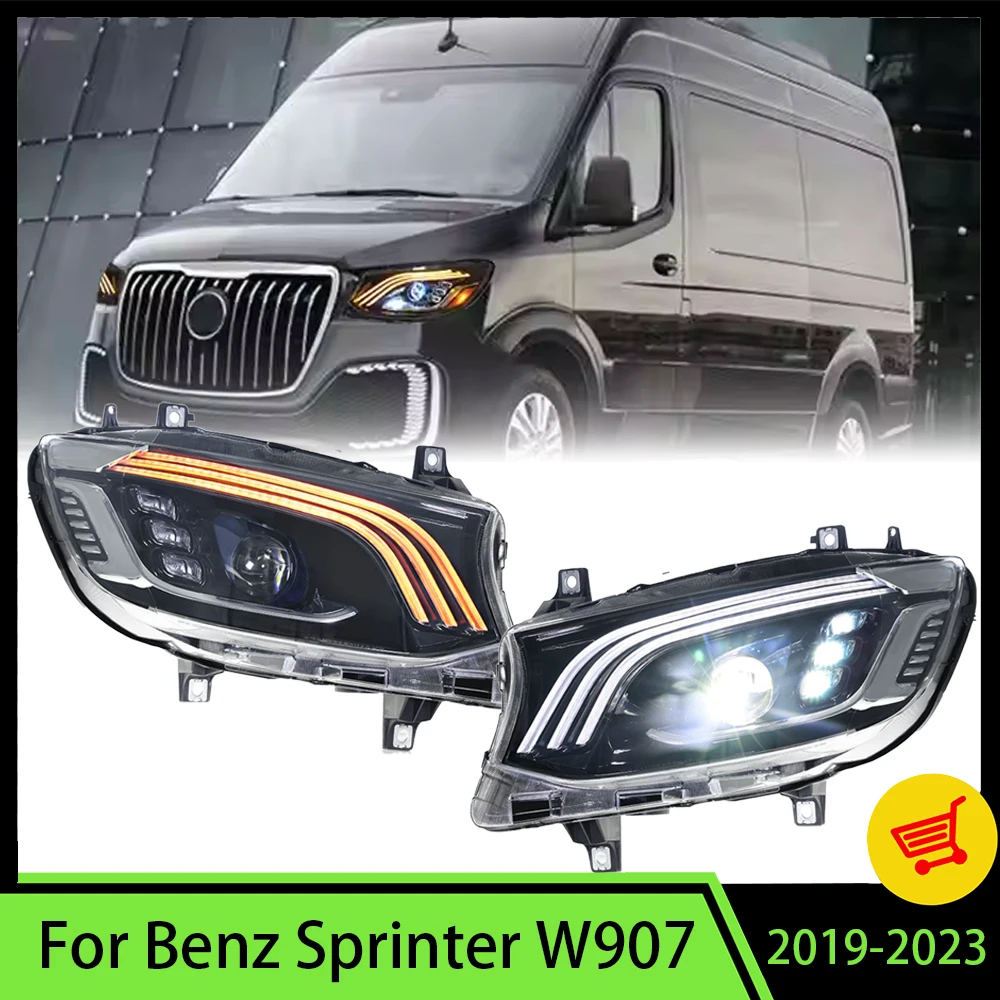 Car Lights for Benz Sprinter W907 2019-2023 Headlight LED Projetor Head Lamp Daytime Running Light Automotive Accessories
Car Lights for Benz Sprinter W907 2019-2023 Headlight LED Projetor Head Lamp Daytime Running Light Automotive Accessories
