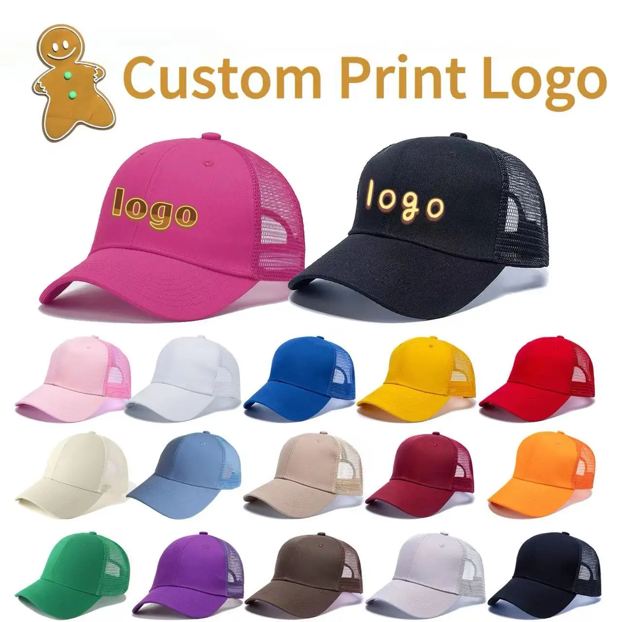 Customized Printed Logo Pure Cotton Duck Tongue Mesh Caps Men's Outdoor Sports Sunshade Hats Women's Fashion Trend Baseball Cap
Customized Printed Logo Pure Cotton Duck Tongue Mesh Caps Men's Outdoor Sports Sunshade Hats Women's Fashion Trend Baseball Cap
