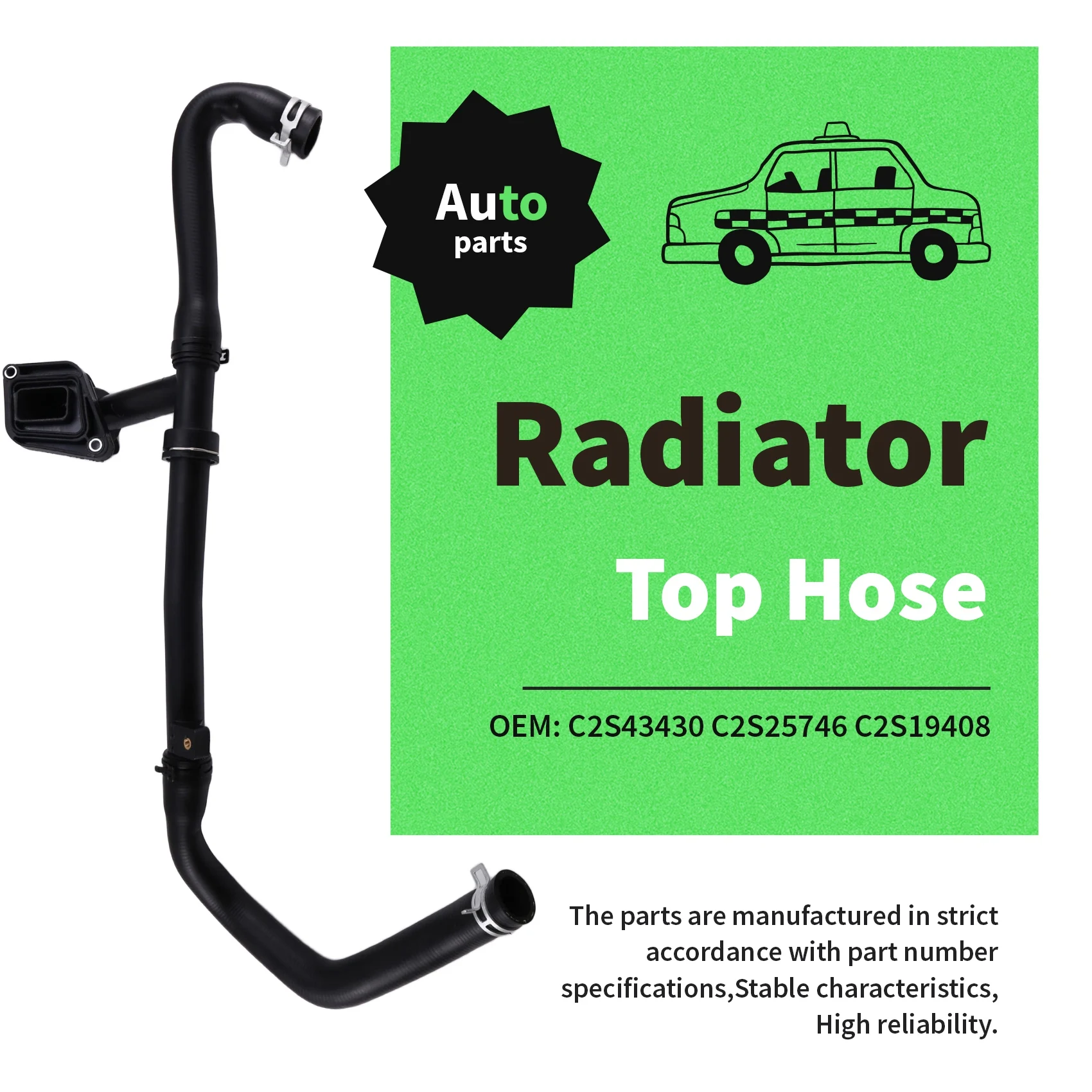 AEA7-Radiator Top Hose With Thermostat For Jaguar X-Type C2S43430 C2S25746 C2S19408
AEA7-Radiator Top Hose With Thermostat For Jaguar X-Type C2S43430 C2S25746 C2S19408