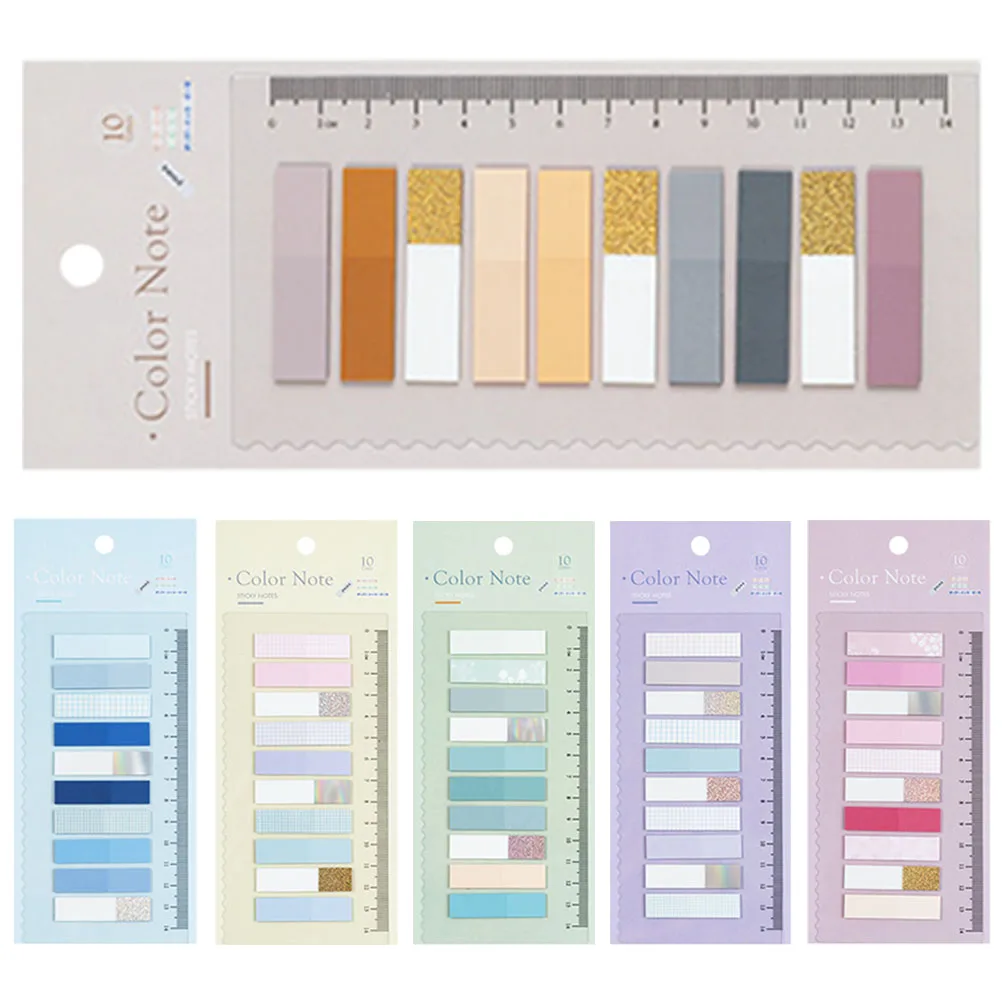 6 Sets Sticky Page Marker Stickers Colorful Memo Pad Tabs Bright Bookmarks Self Adhesive Reading Marking Paper Mats Notebook
6 Sets Sticky Page Marker Stickers Colorful Memo Pad Tabs Bright Bookmarks Self Adhesive Reading Marking Paper Mats Notebook