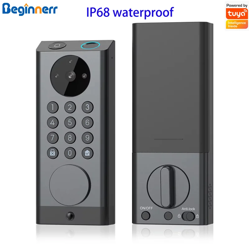 IP68 Водонепроницаемая камера, видеодомофон, умный дверной замок с засовом, tuya, Wi-Fi, дверной звонок, код отпечатков пальцев, цифровой дверной замок Alexa
IP68 Водонепроницаемая камера, видеодомофон, умный дверной замок с засовом, tuya, Wi-Fi, дверной звонок, код отпечатков пальцев, цифровой дверной замок Alexa