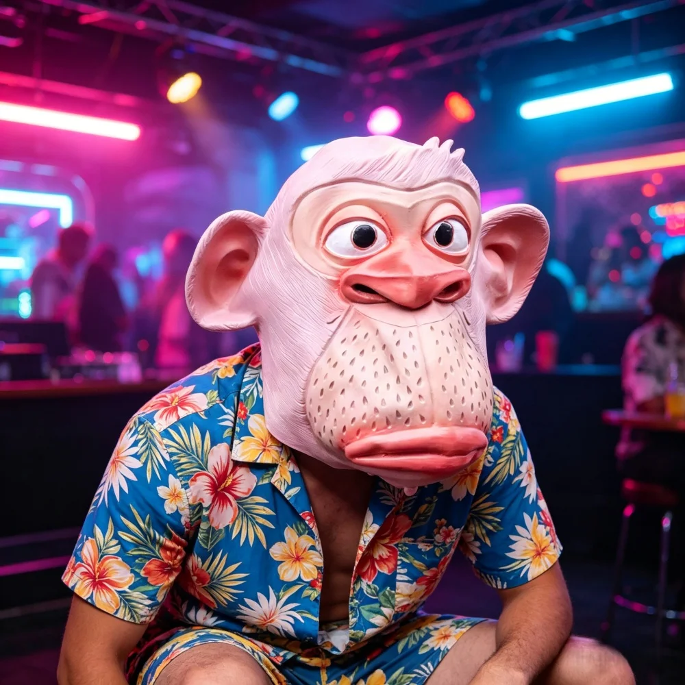 Cute Cartoon Monkey Latex Mask Realistic Animal Chimpanzee Mask for Halloween Party Cosplay Props
Cute Cartoon Monkey Latex Mask Realistic Animal Chimpanzee Mask for Halloween Party Cosplay Props