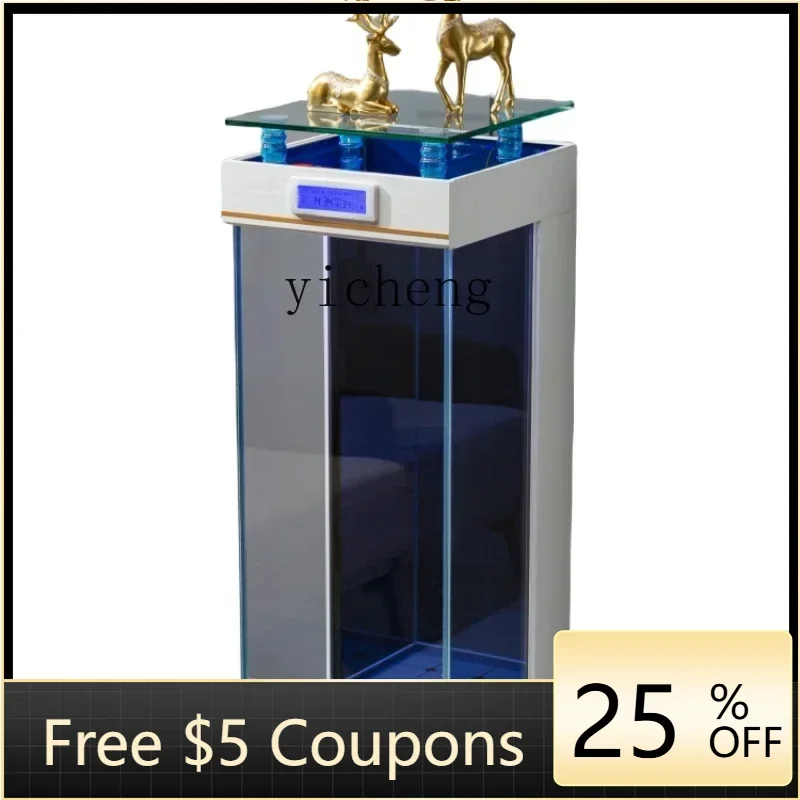 Y1 Floor Fish Tank Aquarium Living Room Home Ecological Wall Gold Crystal Super White Glass
Y1 Floor Fish Tank Aquarium Living Room Home Ecological Wall Gold Crystal Super White Glass