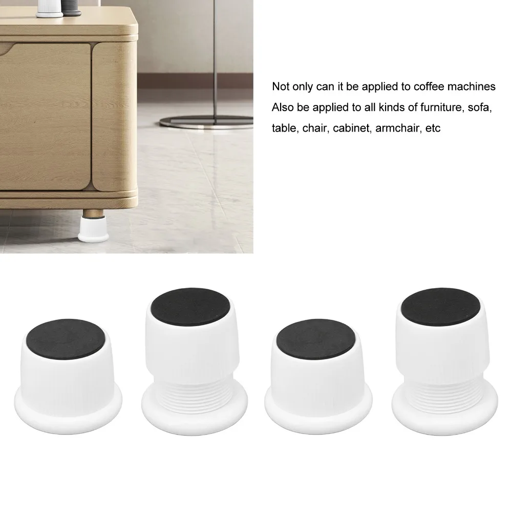 4PCS Set Height Adjustable Furniture Riser Non Slip Durable Furniture Pads ABS Wear Resistance Coffee Machine Leg Mat
4PCS Set Height Adjustable Furniture Riser Non Slip Durable Furniture Pads ABS Wear Resistance Coffee Machine Leg Mat