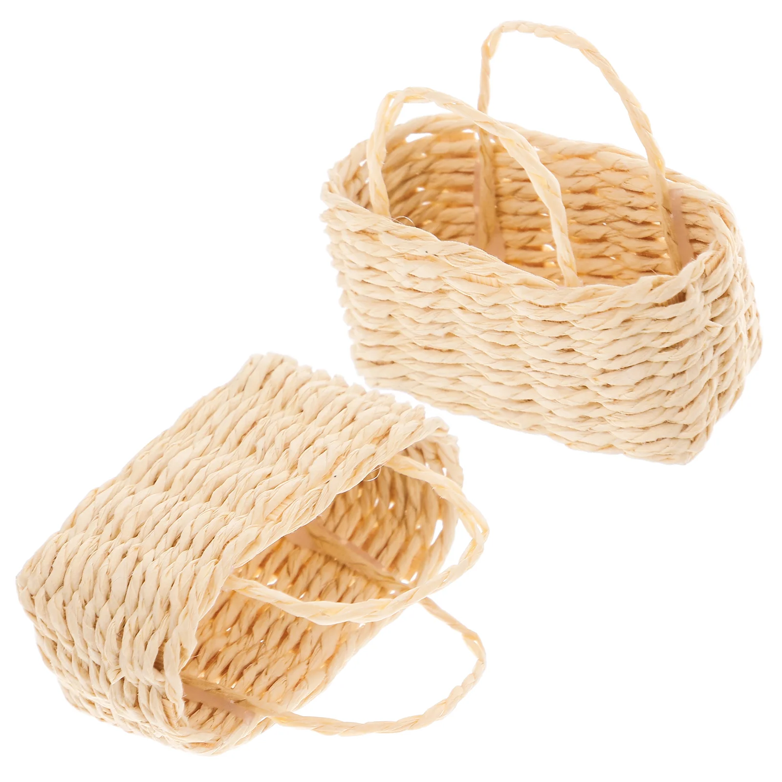 2Pcs Mini Raffia Baskets Little Handle Flower Girl Favors Dolls Storage Craft Projects Easter naments Spring Home
2Pcs Mini Raffia Baskets Little Handle Flower Girl Favors Dolls Storage Craft Projects Easter naments Spring Home
