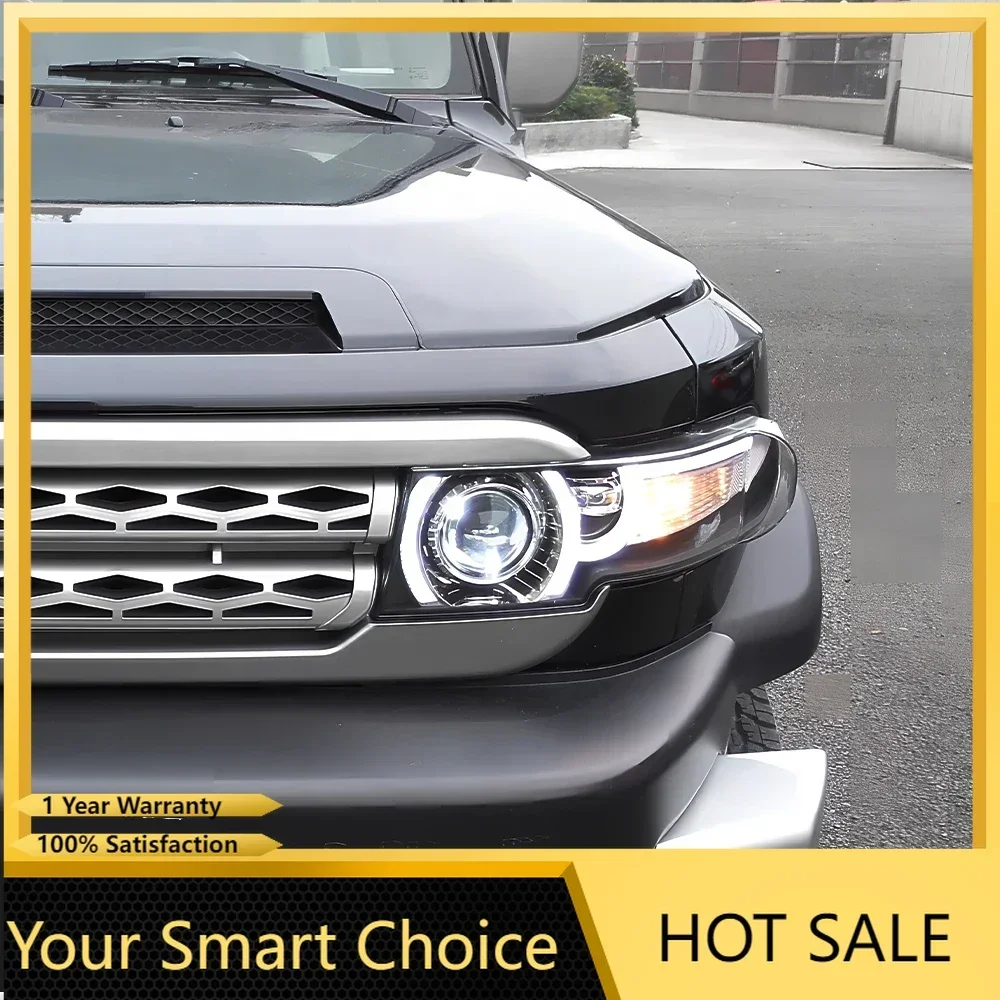 Auto Front lamps Assembly for Toyota FJ Cruiser 2007-2017 LED Car Headlights Upgrade Land Rover Design Bifocal Lens Accessories
Auto Front lamps Assembly for Toyota FJ Cruiser 2007-2017 LED Car Headlights Upgrade Land Rover Design Bifocal Lens Accessories