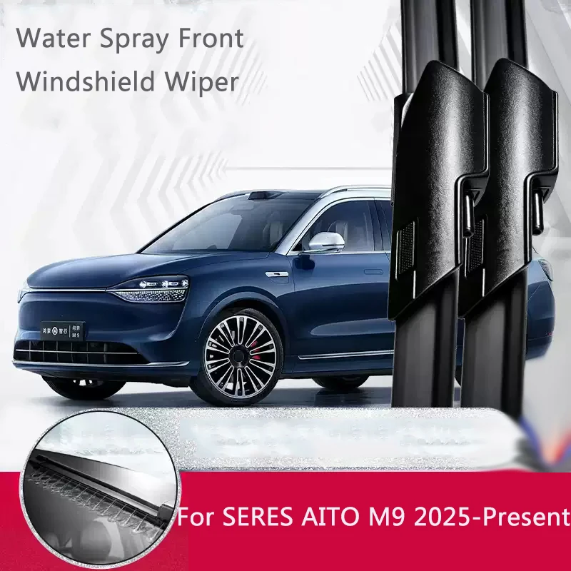 Car Custom Wet Arm Frameless Wiper Blades For SERES AITO M9 2025-2026 Front Windshield Water Spray Cleaning Auto Accessory
Car Custom Wet Arm Frameless Wiper Blades For SERES AITO M9 2025-2026 Front Windshield Water Spray Cleaning Auto Accessory