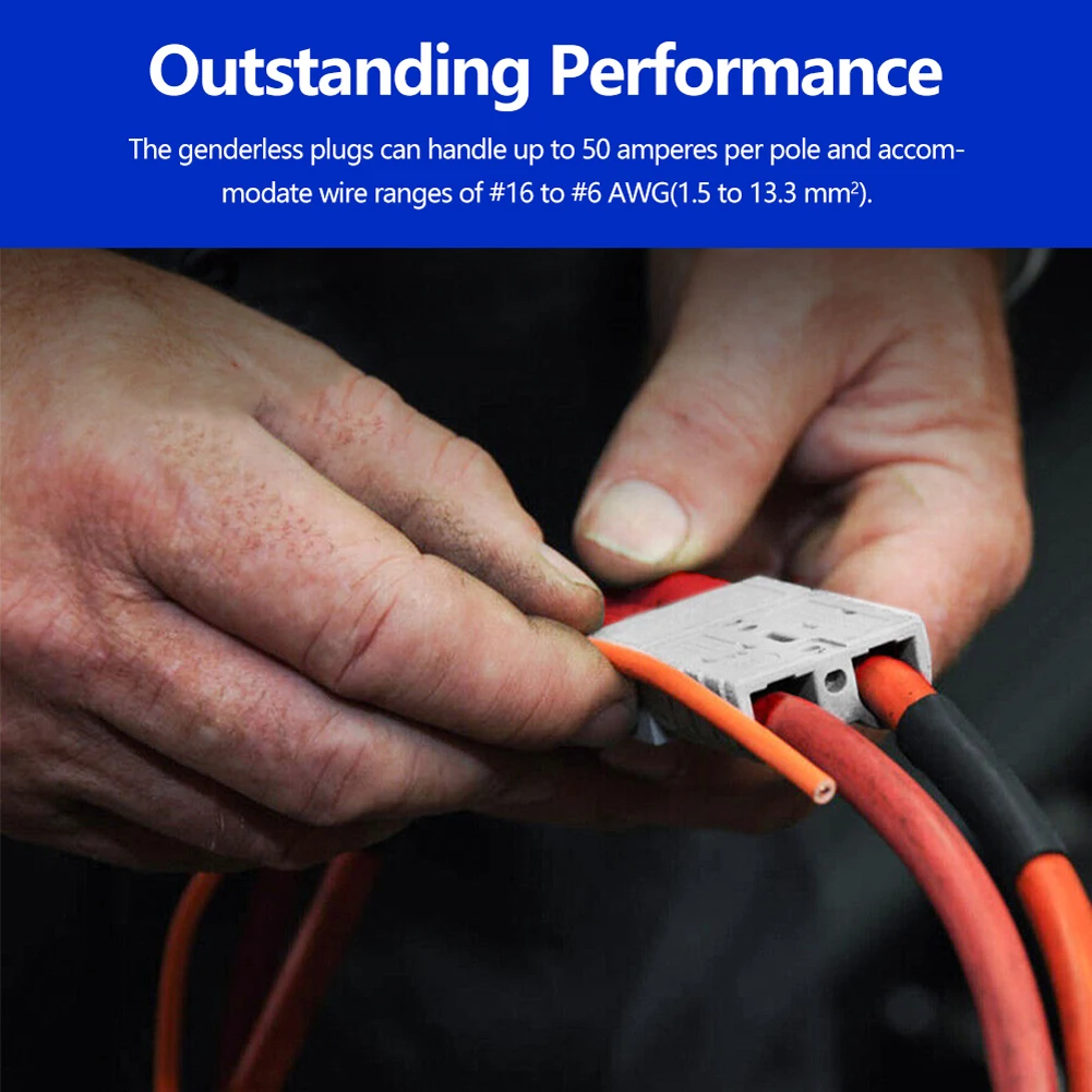 Разъем Anderson, пылезащитный чехол 50 А, Т-образная ручка, крышка вилки Anderson, водонепроницаемый, большой ток для литиевой батареи, мощность автомобиля 
Разъем Anderson, пылезащитный чехол 50 А, Т-образная ручка, крышка вилки Anderson, водонепроницаемый, большой ток для литиевой батареи, мощность автомобиля