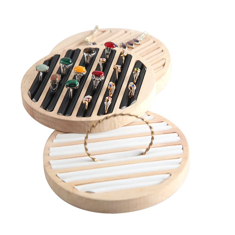 6 Long Slots Round Ring Earrings Tray Wooden Jewelry Insert Organizer Ring Holder for ewelry Retail Display Selling
6 Long Slots Round Ring Earrings Tray Wooden Jewelry Insert Organizer Ring Holder for ewelry Retail Display Selling
