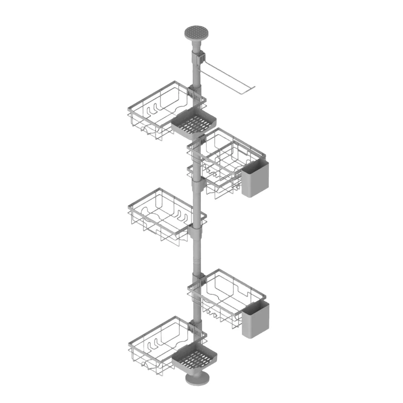 Shelf retractable multi-layer storage rack non-punching bathroom storage rack
Shelf retractable multi-layer storage rack non-punching bathroom storage rack
