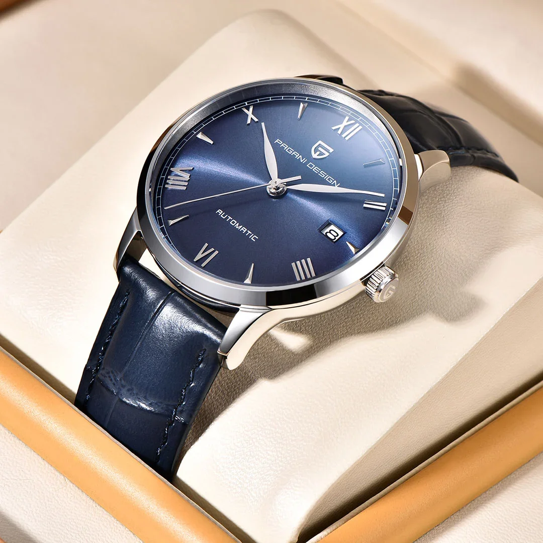 PAGANI DESIGN 40MM Business Automatic Mechanical Watch Men's NH35 Movement Luxury Sapphire Glass 10Bar Waterproof High end Gift
PAGANI DESIGN 40MM Business Automatic Mechanical Watch Men's NH35 Movement Luxury Sapphire Glass 10Bar Waterproof High end Gift