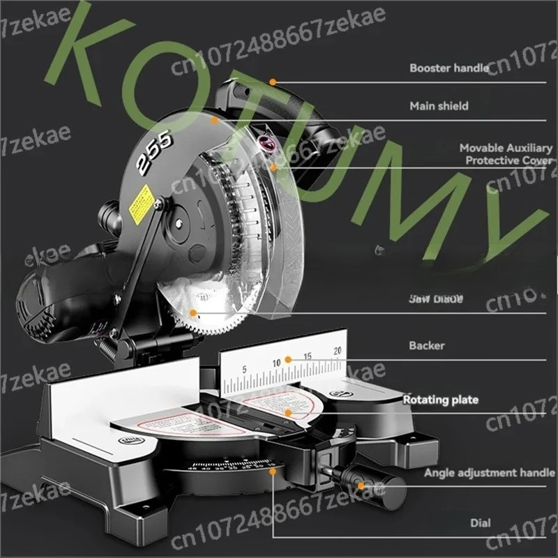 10 Inch 2200W 45 Degree Circular Saw 220V High Precision Oblique Cut Wood Aluminum Cutting Machine
10 Inch 2200W 45 Degree Circular Saw 220V High Precision Oblique Cut Wood Aluminum Cutting Machine