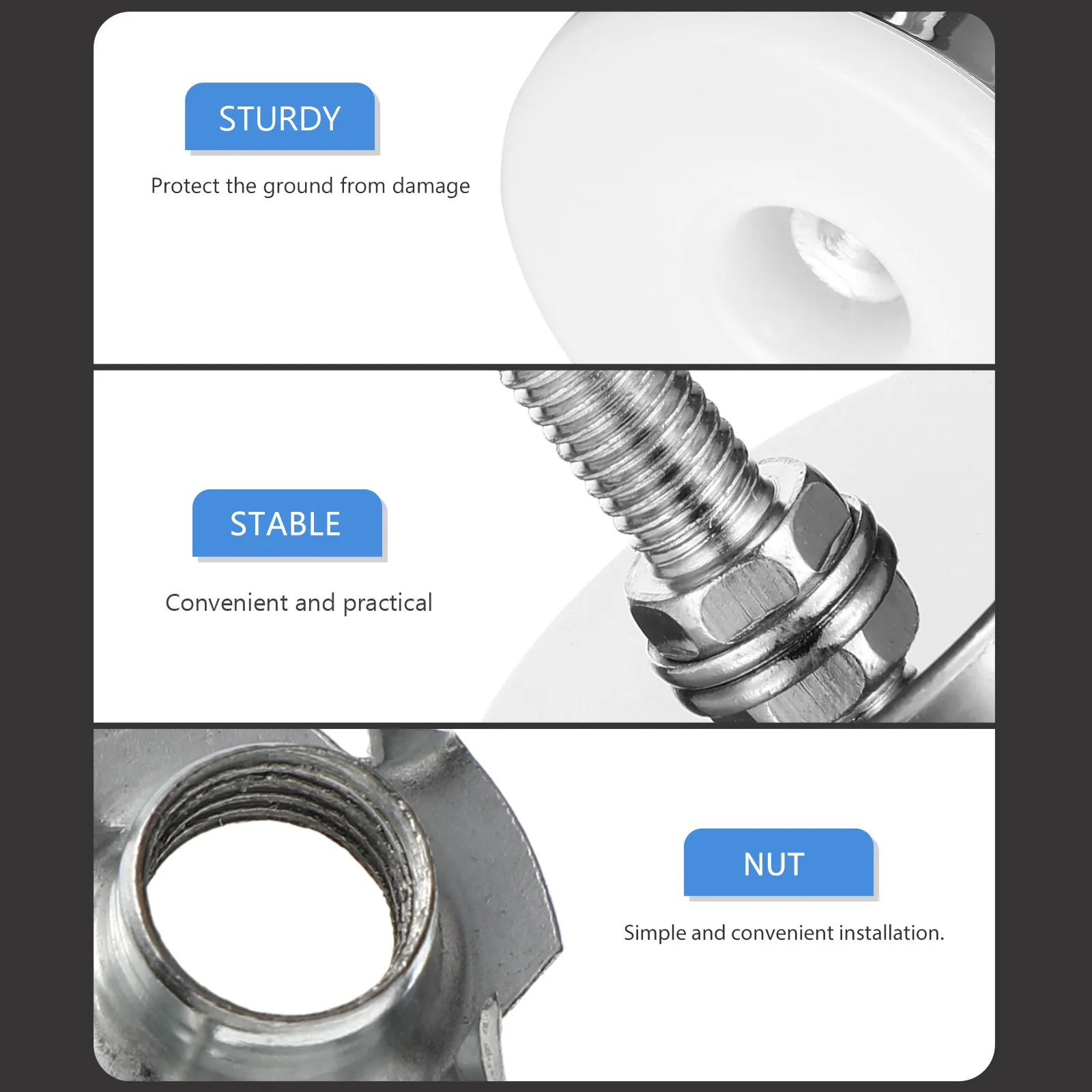 8 Sets Adjustable Furniture Levelers Screw High Quality Stable Long Service Time for Home Office Tables Chairs Shelving Units
8 Sets Adjustable Furniture Levelers Screw High Quality Stable Long Service Time for Home Office Tables Chairs Shelving Units