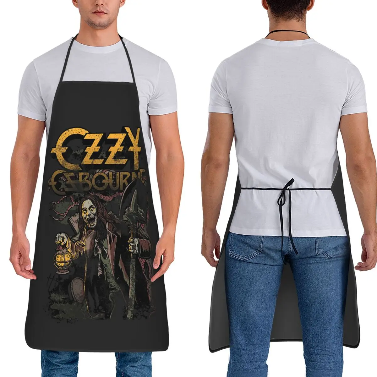 Ozzy Osbourne Apron Chef Cuisine Tablier Sleeveless Bib Kitchen Cleaning Pinafore for Women Men Gardening
Ozzy Osbourne Apron Chef Cuisine Tablier Sleeveless Bib Kitchen Cleaning Pinafore for Women Men Gardening