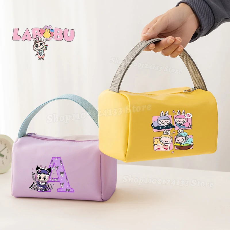 Labubu Kuromi Cosmetic Bag Girl Women Cute Letters A-Z Kawaii Anime Printed PU Makeup Kit Pouch Toiletry Handbag Kids Party Gift
Labubu Kuromi Cosmetic Bag Girl Women Cute Letters A-Z Kawaii Anime Printed PU Makeup Kit Pouch Toiletry Handbag Kids Party Gift