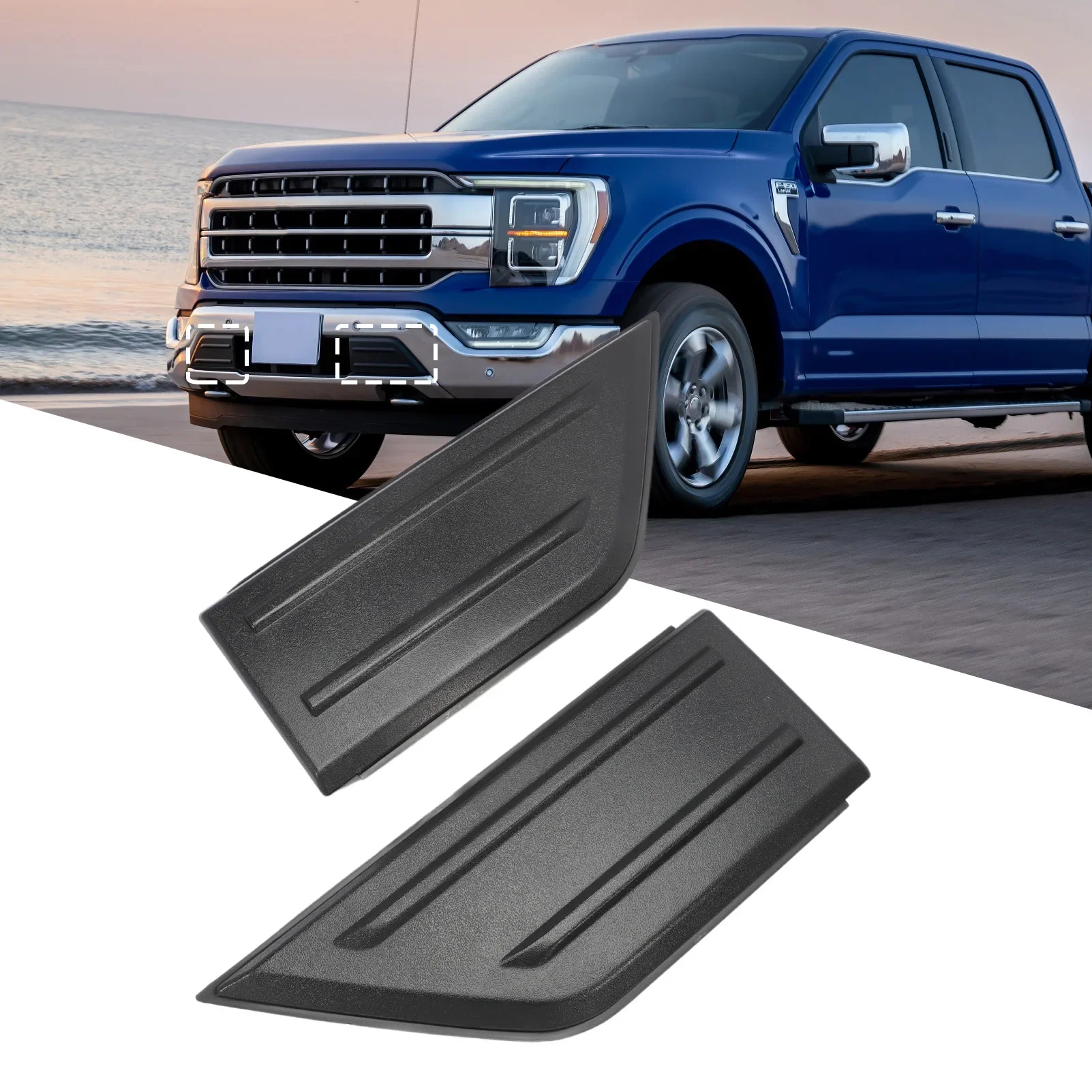 Car Front Bumper Guards Pads Inserts End Caps Cover Grill For Ford F150 2021-2023 ML3Z-17E810-AA ML3Z-17E811-AA
Car Front Bumper Guards Pads Inserts End Caps Cover Grill For Ford F150 2021-2023 ML3Z-17E810-AA ML3Z-17E811-AA