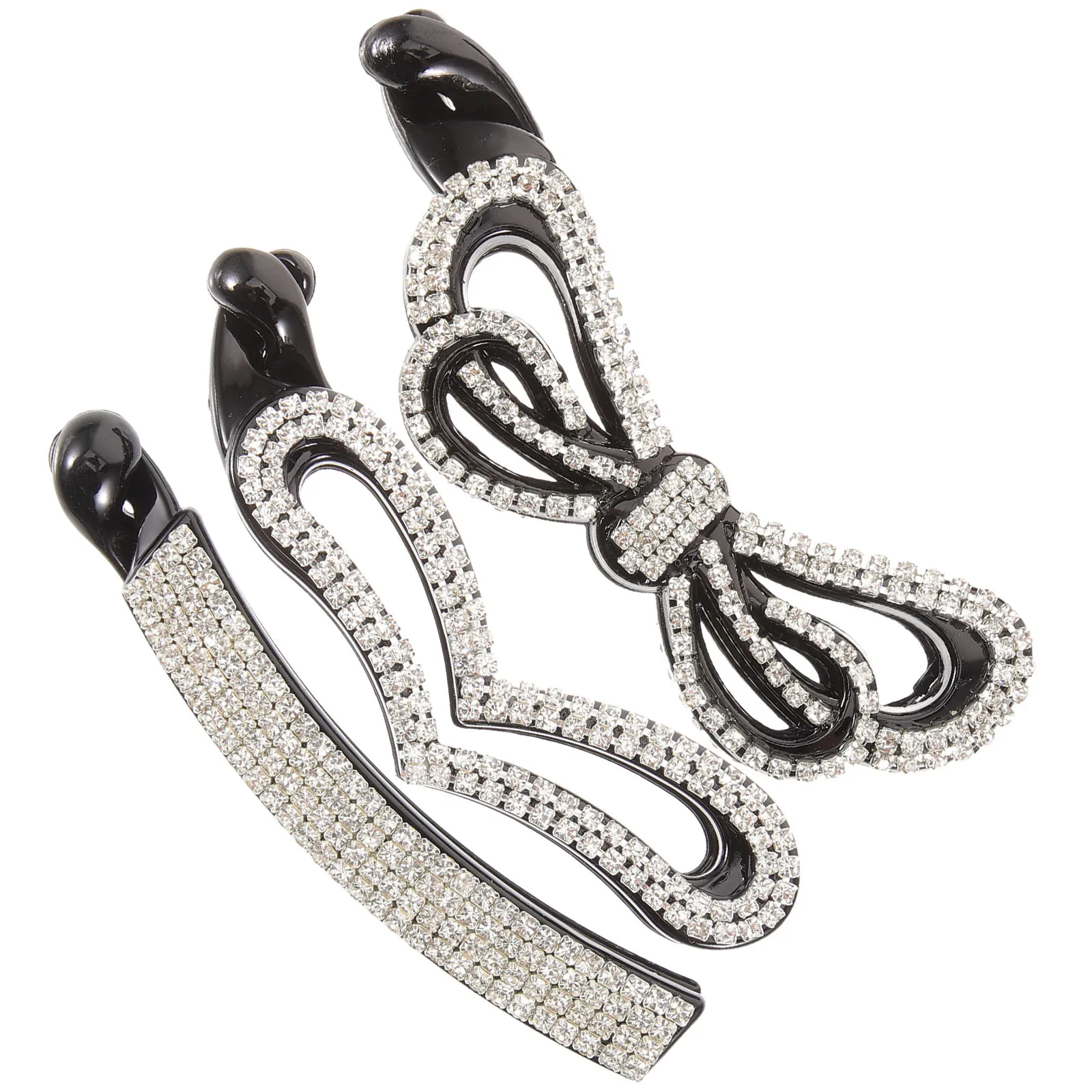 3Pcs DiamondIn Banana Hair Clips for Women Girls Curly Rhinestones Ponytail Holders Updo Claw Toothed Hair Accessories Stylish
3Pcs DiamondIn Banana Hair Clips for Women Girls Curly Rhinestones Ponytail Holders Updo Claw Toothed Hair Accessories Stylish