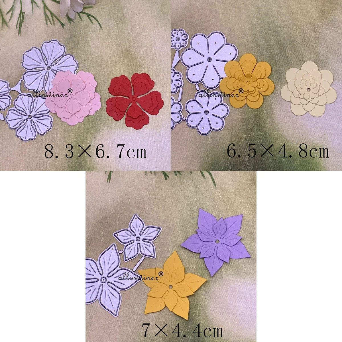 New 2Pcs flowersMetal Cutting Dies for DIY Scrapbooking Album Paper Cards Decorative Crafts Embossing Die Cuts
New 2Pcs flowersMetal Cutting Dies for DIY Scrapbooking Album Paper Cards Decorative Crafts Embossing Die Cuts
