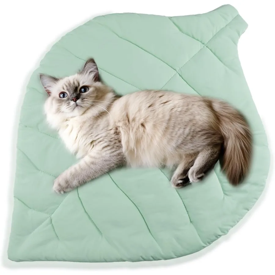Cat Cooling Mat Pet Leaf Shaped Pad 26.5x19.5 Breathable Durable Easy to Clean Pet Cool Mats for Cat and Small Dog use in Floor
Cat Cooling Mat Pet Leaf Shaped Pad 26.5x19.5 Breathable Durable Easy to Clean Pet Cool Mats for Cat and Small Dog use in Floor