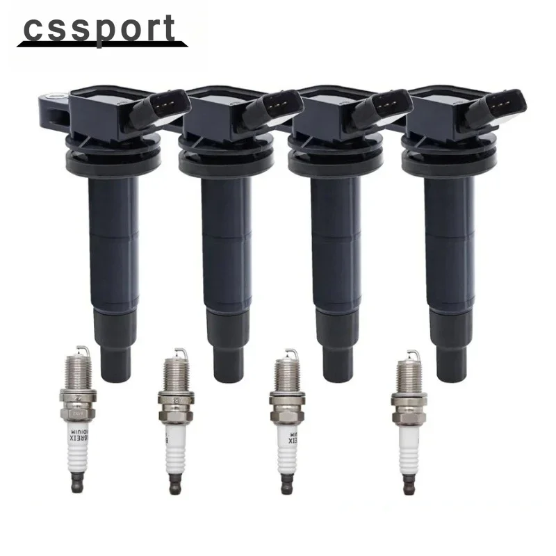4pcs spark plugs & 4pcs Ignition Coil Packs For 2009-2010 Toyota Camry L4 2.4L Hybrid Black 90919-02244 ADT314111 IC463 IC465
4pcs spark plugs & 4pcs Ignition Coil Packs For 2009-2010 Toyota Camry L4 2.4L Hybrid Black 90919-02244 ADT314111 IC463 IC465