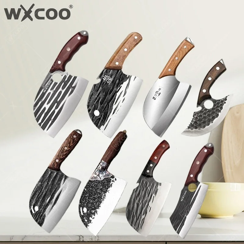 WXCOO Chinese Kitchen Knife Household Slicing Knife Boning Knife Stainless Steel Forged Meat Cleaver BBQ Cutter
WXCOO Chinese Kitchen Knife Household Slicing Knife Boning Knife Stainless Steel Forged Meat Cleaver BBQ Cutter