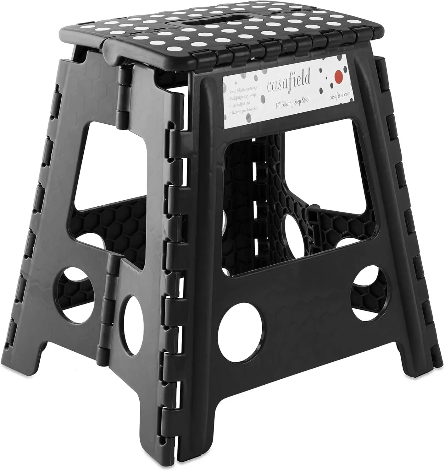 16"" Folding Step Stool With Handle, Bla - Portable Collapsible Small Plastic Foot Stool For Adults - Use In The Kitchen,
16"" Folding Step Stool With Handle, Bla - Portable Collapsible Small Plastic Foot Stool For Adults - Use In The Kitchen,