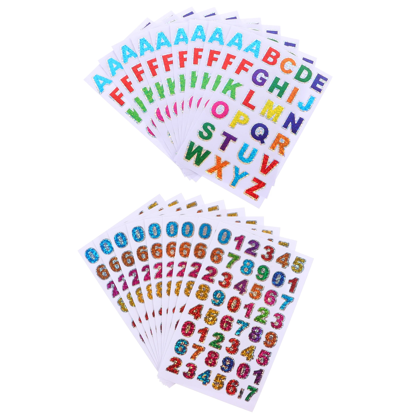 80pcs 80 Sheets Laser Color Stickers Self Adhesive Alphabet Decals Scrapbook Letter Decorative DIY Craft Gift Wrapping Paper
80pcs 80 Sheets Laser Color Stickers Self Adhesive Alphabet Decals Scrapbook Letter Decorative DIY Craft Gift Wrapping Paper