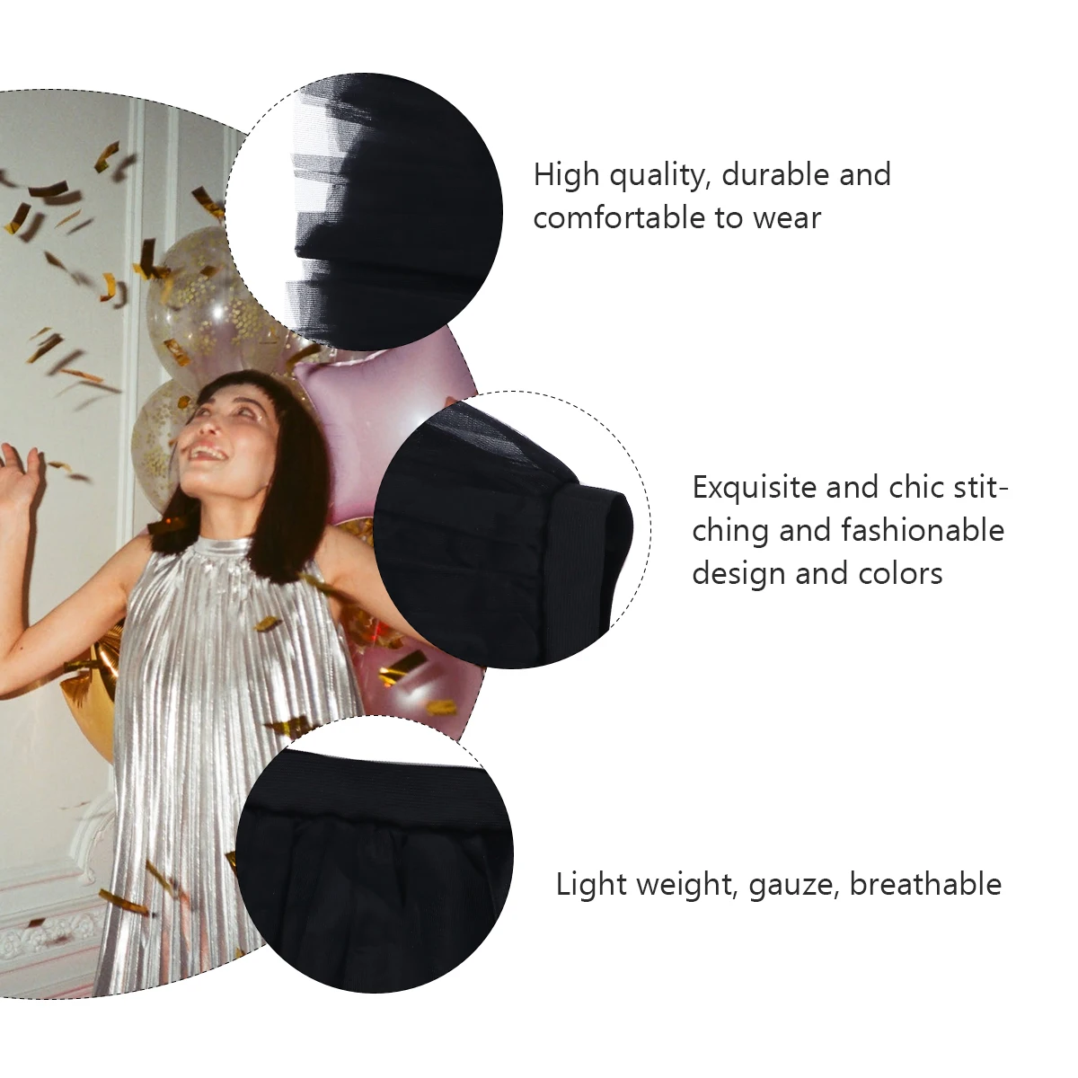 Tutu For Kids Three-Layer Gauze Skirt Lightweight Breathable Party Costume Dancewear Bright Elastic Waist Fancy Skirt For
Tutu For Kids Three-Layer Gauze Skirt Lightweight Breathable Party Costume Dancewear Bright Elastic Waist Fancy Skirt For