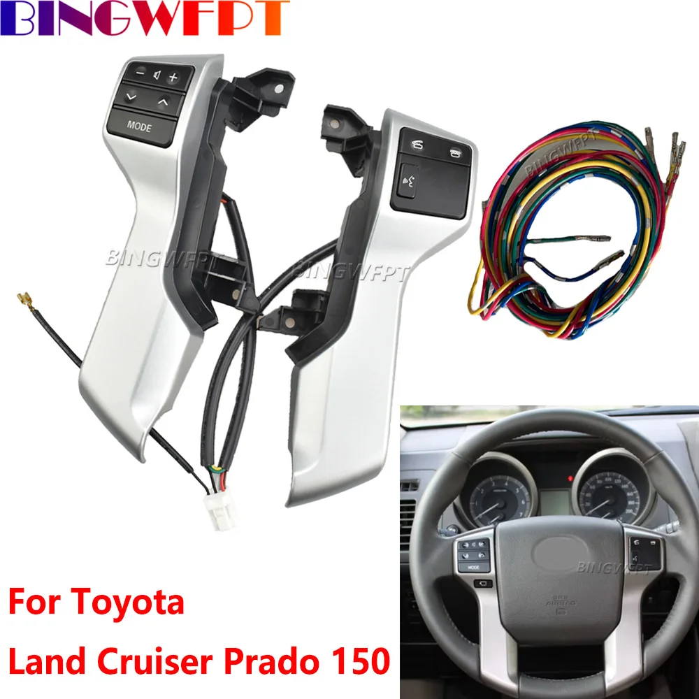With Wire Car Steering Wheel Button For Toyota Land Cruiser Prado 150 GRJ150 KDJ150 Audio Volume Telephone Control Switch
With Wire Car Steering Wheel Button For Toyota Land Cruiser Prado 150 GRJ150 KDJ150 Audio Volume Telephone Control Switch