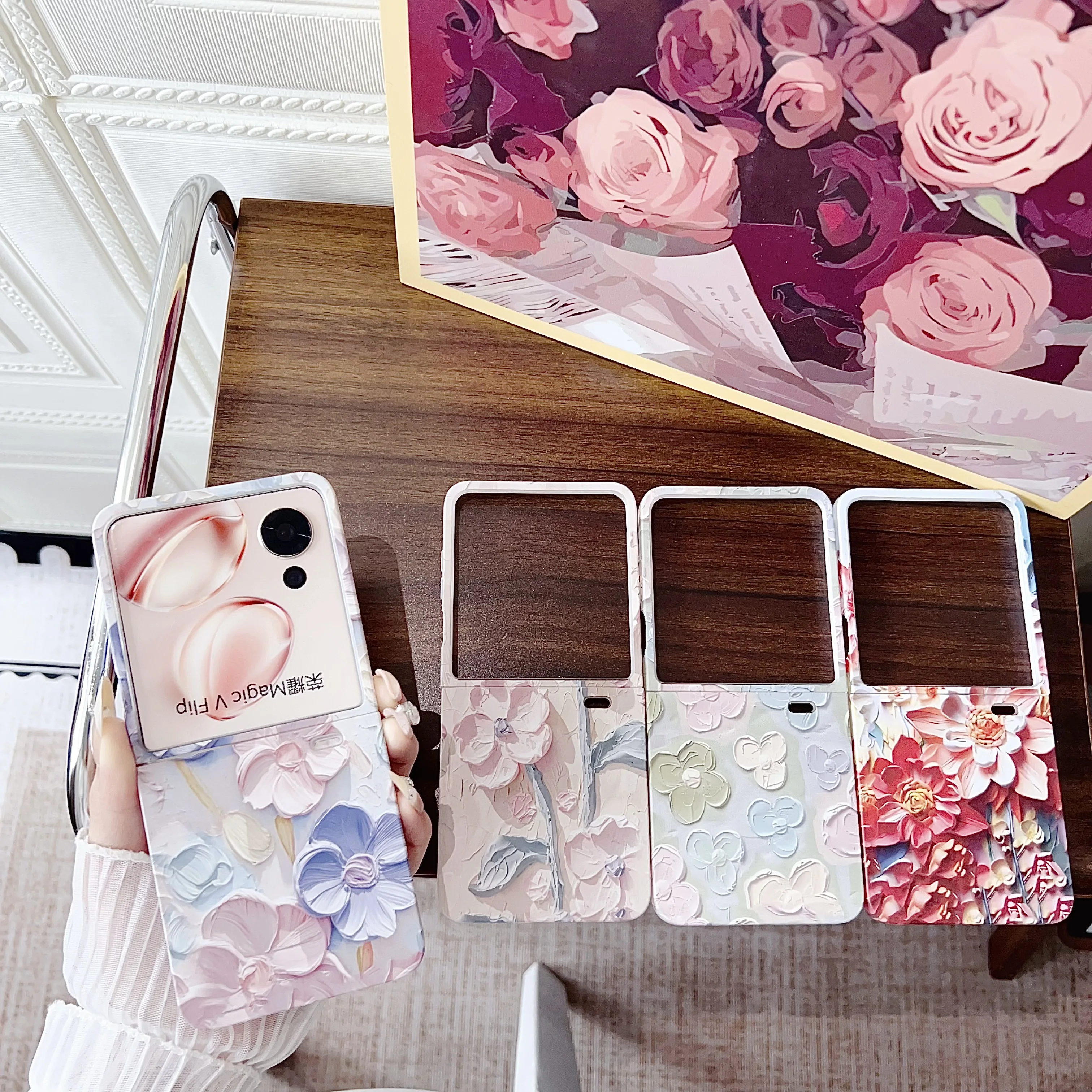 Back Cover For Honor Magic V Flip Case Relief Watercolor Flowers Hard PC Shockproof Phone Case
Back Cover For Honor Magic V Flip Case Relief Watercolor Flowers Hard PC Shockproof Phone Case