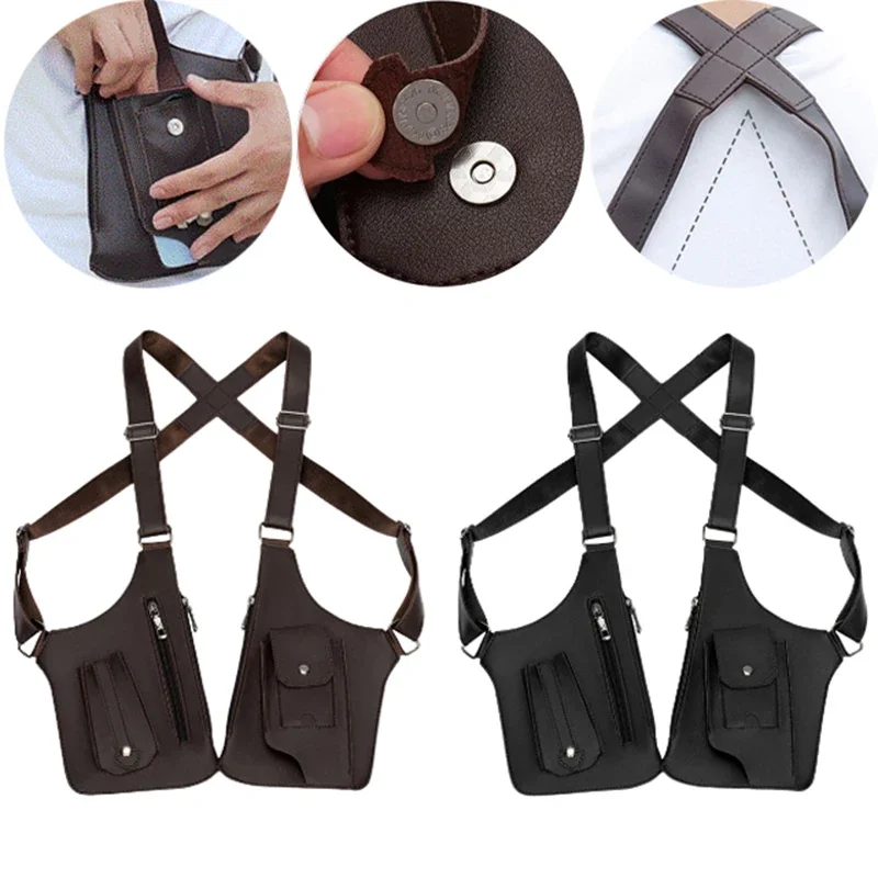 Double Shoulder Strap Multi-Pocket Men Outdoor Anti-theft Chest Bag Leather Multifunction Crossbody Tactical Storage Hunting Bag
Double Shoulder Strap Multi-Pocket Men Outdoor Anti-theft Chest Bag Leather Multifunction Crossbody Tactical Storage Hunting Bag