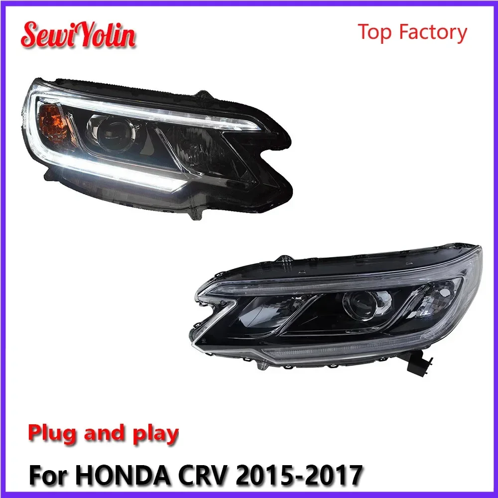 Car LED Headlight Light Assemblies For HONDA CRV 2015-2017 Auto Fog DRL Brake Turn Signal Lamp Plug And Play
Car LED Headlight Light Assemblies For HONDA CRV 2015-2017 Auto Fog DRL Brake Turn Signal Lamp Plug And Play