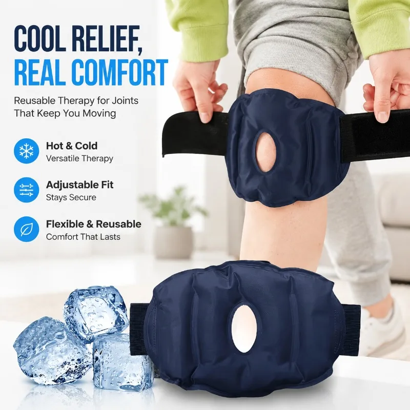 Reusable Hot Cold Pack Delivers Dual-temperature Physical Therapy for Adults and Kids Flexible Gel Pouch Cools Fevered Bodies
Reusable Hot Cold Pack Delivers Dual-temperature Physical Therapy for Adults and Kids Flexible Gel Pouch Cools Fevered Bodies