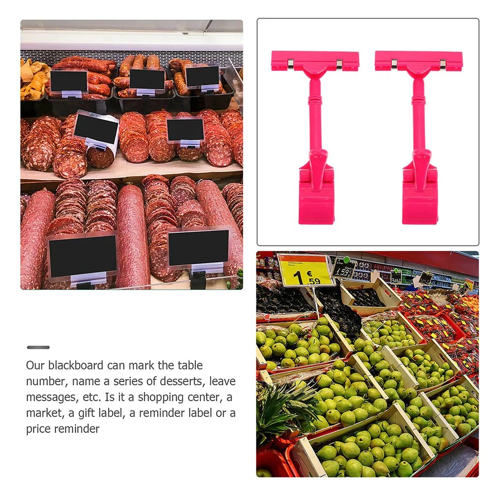 8 Pcs Price Tag Holder Shelf Label Clamp Rotatable Plastic Double Head Display Clips
8 Pcs Price Tag Holder Shelf Label Clamp Rotatable Plastic Double Head Display Clips
