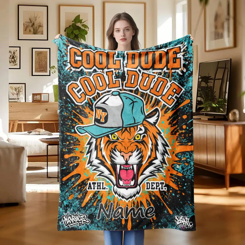 1 шт., крутое фланелевое одеяло с изображением чувака и тигра, подходит для дивана-кровати, гостиной, спальни, офиса, общежития, декор
1 шт., крутое фланелевое одеяло с изображением чувака и тигра, подходит для дивана-кровати, гостиной, спальни, офиса, общежития, декор