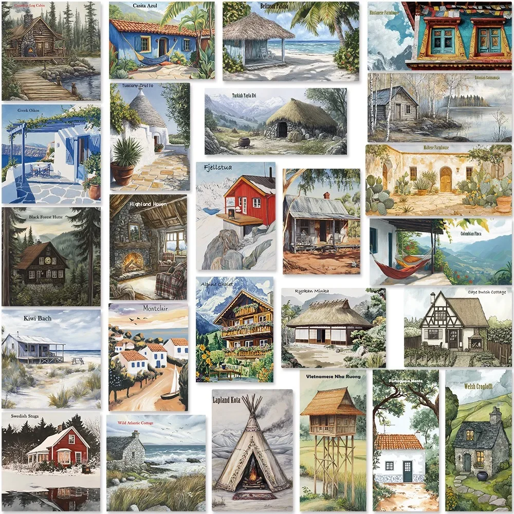 10/50pcs Rural Scenery Sticker Country Landscape Decoration Decals DIY Scrapbooking Aesthetic Korean Stationery Sticker Kids Toy
10/50pcs Rural Scenery Sticker Country Landscape Decoration Decals DIY Scrapbooking Aesthetic Korean Stationery Sticker Kids Toy