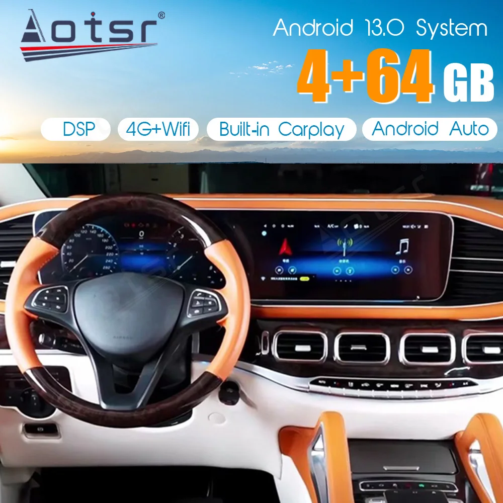 12.3''Car Radio Android Auto Screen For Mercedes Benz Vito 2017 2018-2023 GPS Navigation Multimedia HeadUnit carplay accessorie
12.3''Car Radio Android Auto Screen For Mercedes Benz Vito 2017 2018-2023 GPS Navigation Multimedia HeadUnit carplay accessorie