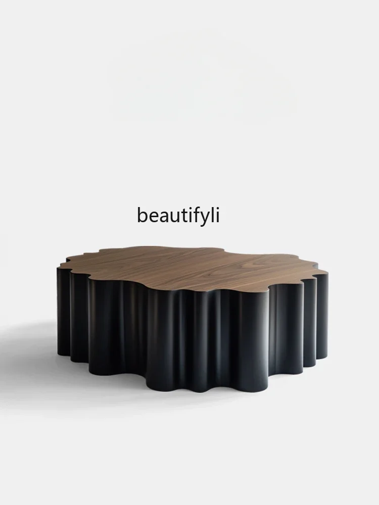 Designer special-shaped solid wood coffee table irregular Italian living room high-end coffee table table
Designer special-shaped solid wood coffee table irregular Italian living room high-end coffee table table
