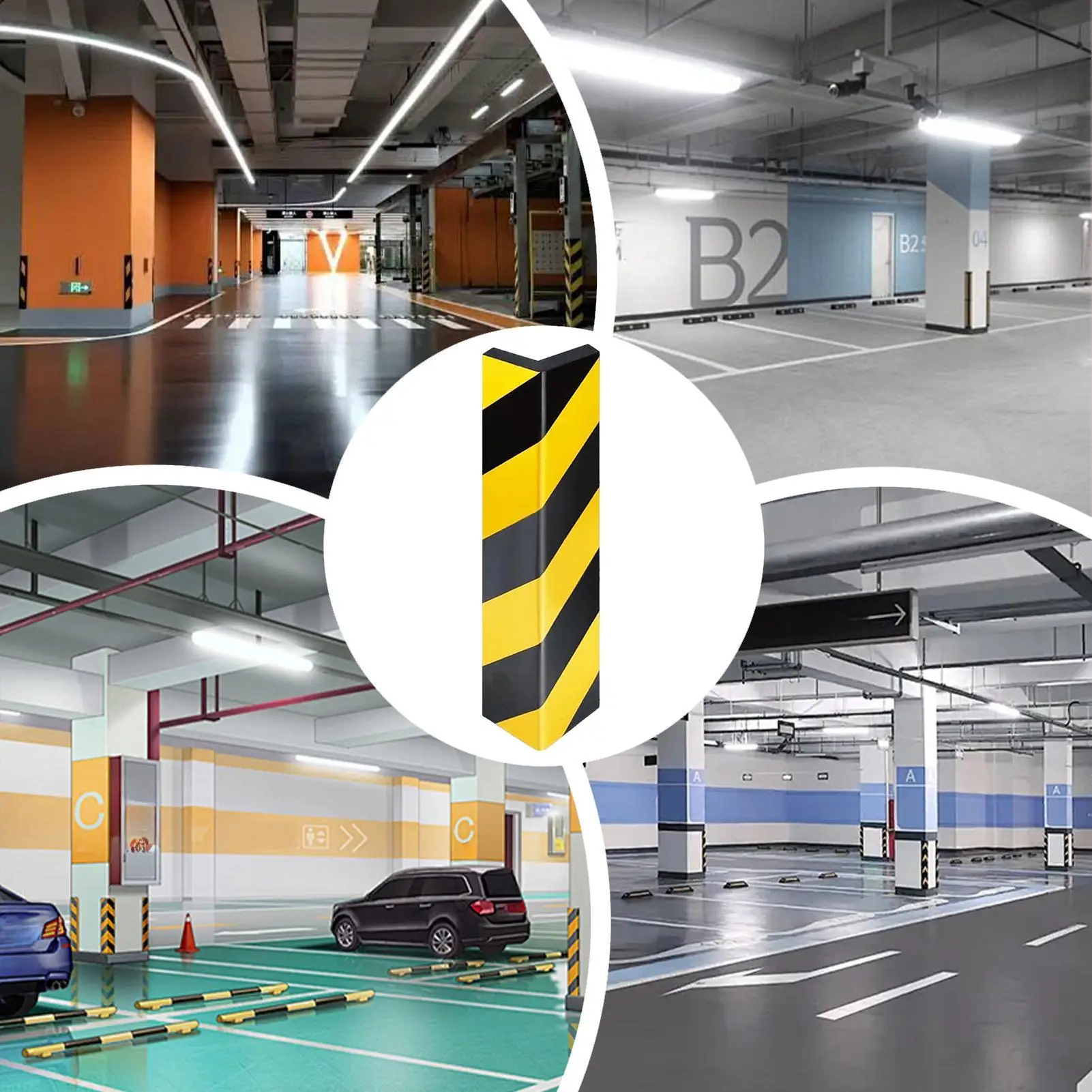 Garage Wall Protector Self Adhesive Reflective Wall Edge Protector Car Doors Reflective Bumper Striped Corner Column Protector
Garage Wall Protector Self Adhesive Reflective Wall Edge Protector Car Doors Reflective Bumper Striped Corner Column Protector