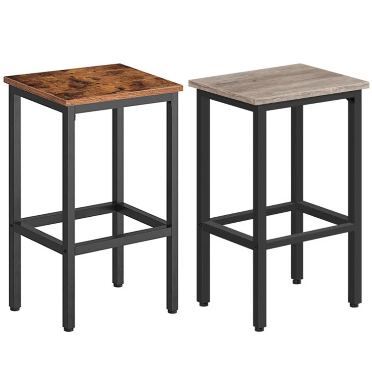Industrial Design Bar Stools Set Of 2, Vintage Wood And Metal Bar Chairs Without Back For Dining Room Home Bar
Industrial Design Bar Stools Set Of 2, Vintage Wood And Metal Bar Chairs Without Back For Dining Room Home Bar