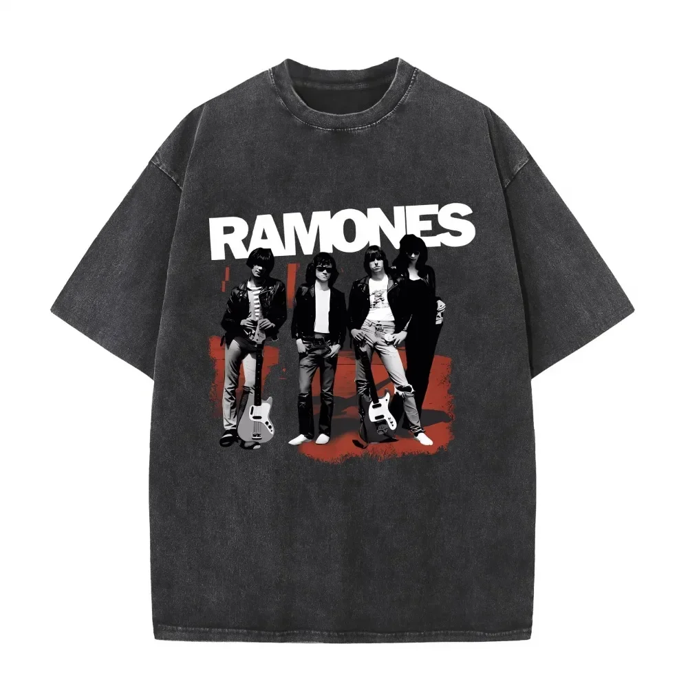 2025 American retro washed old heavy cotton solid color short-sleeved Tshirt summer loose top tide washed T-shirt Ramonesing
2025 American retro washed old heavy cotton solid color short-sleeved Tshirt summer loose top tide washed T-shirt Ramonesing
