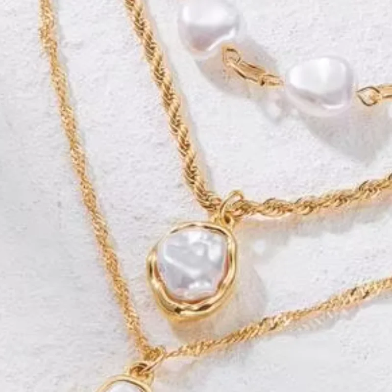 Elegant Faux Pearl Choker Women Vintage Multi Strand Necklace Multi Strand Necklace Religious Pendant Necklace
Elegant Faux Pearl Choker Women Vintage Multi Strand Necklace Multi Strand Necklace Religious Pendant Necklace