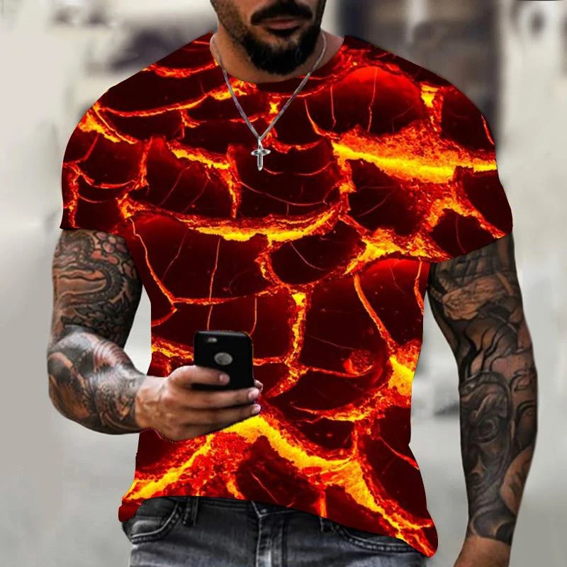 3D Printed Flower Stone Men's T-shirt Summer Casual Short-sleeved Crew-neck Shirt Top
3D Printed Flower Stone Men's T-shirt Summer Casual Short-sleeved Crew-neck Shirt Top