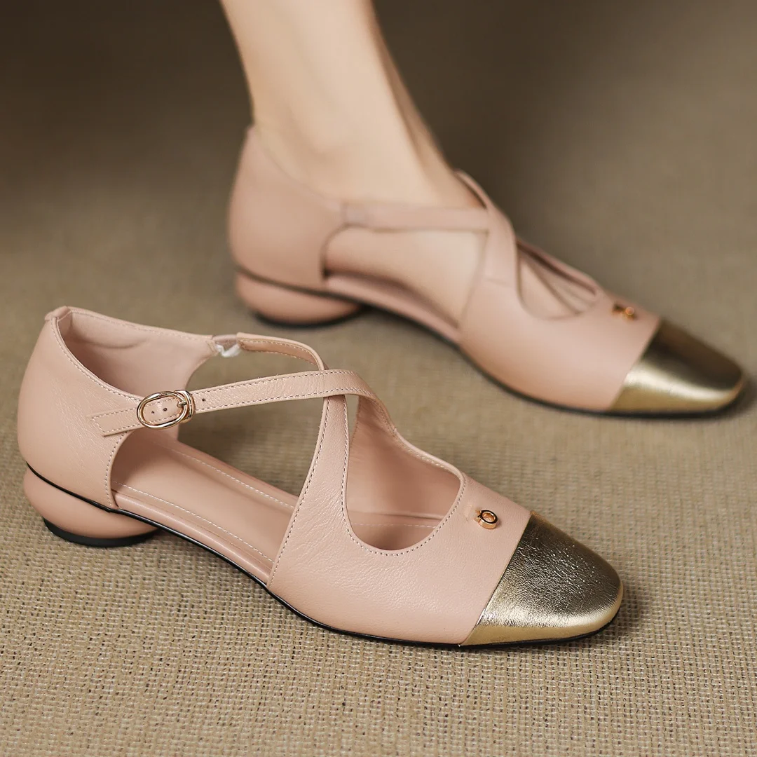 Plus size 34-41 women's sheepskin mix color patchwork narrow band cross strap pumps elegant ladies daily dress heels sandals
Plus size 34-41 women's sheepskin mix color patchwork narrow band cross strap pumps elegant ladies daily dress heels sandals