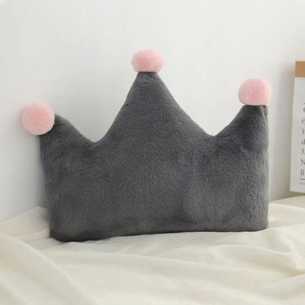 Crown Shape Back Cushion Grey 40x32cm Sofa Throw Pillow Portable Soft Seat Support Window Decoration Creative Gift
Crown Shape Back Cushion Grey 40x32cm Sofa Throw Pillow Portable Soft Seat Support Window Decoration Creative Gift