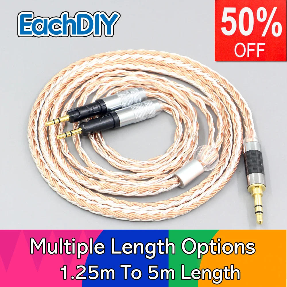 LN007470 16 Core OCC Silver Plated Mixed Headphone Earphone Cable For Audio-Technica ATH-R70X
LN007470 16 Core OCC Silver Plated Mixed Headphone Earphone Cable For Audio-Technica ATH-R70X
