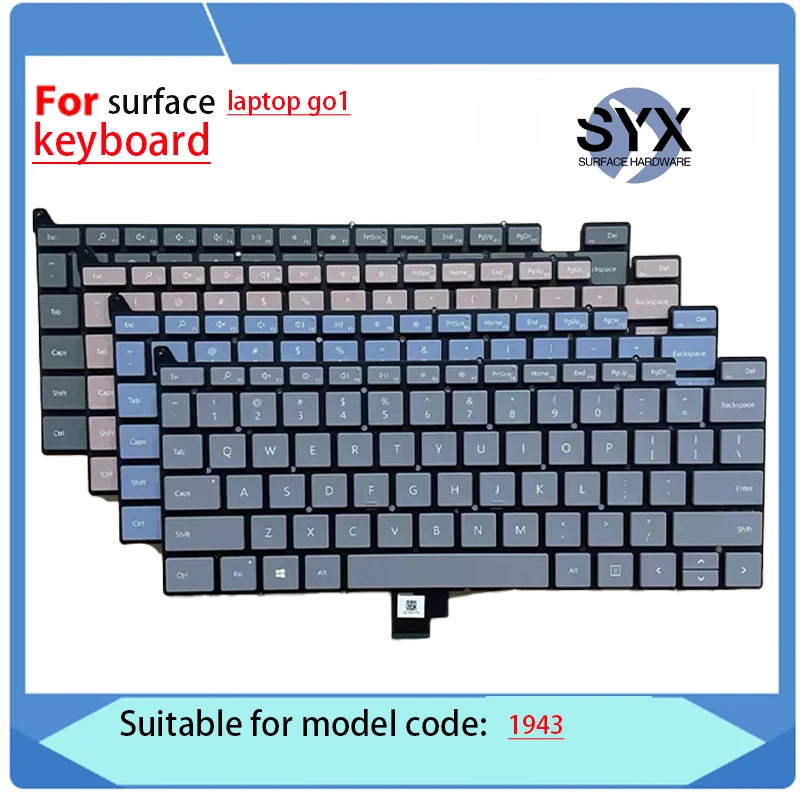 New original Microsoft Surface laptop go notebook Computer keyboard 1943 replacement keyboard for single keyboard notebook
New original Microsoft Surface laptop go notebook Computer keyboard 1943 replacement keyboard for single keyboard notebook