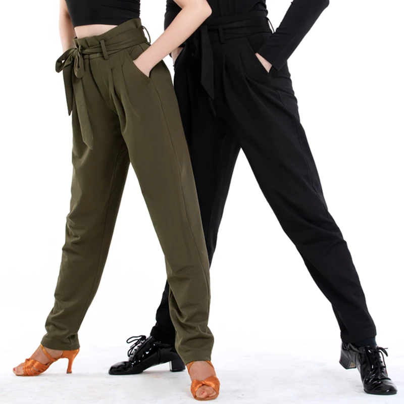 New Couple Latin Dance Pants Women Men Salsa Ballroom Dance Practice Clothes Cha Cha Rumba Samba Dance Trousers Black JL5236
New Couple Latin Dance Pants Women Men Salsa Ballroom Dance Practice Clothes Cha Cha Rumba Samba Dance Trousers Black JL5236