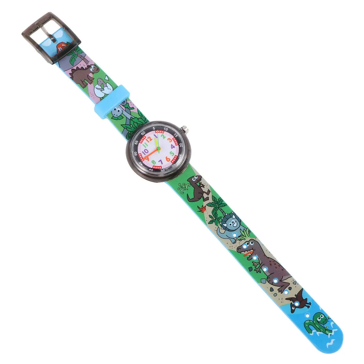 Очаровательные часы с мультяшным рисунком динозавра, креативные повседневные часы с кварцевым механизмом для студентов
Очаровательные часы с мультяшным рисунком динозавра, креативные повседневные часы с кварцевым механизмом для студентов