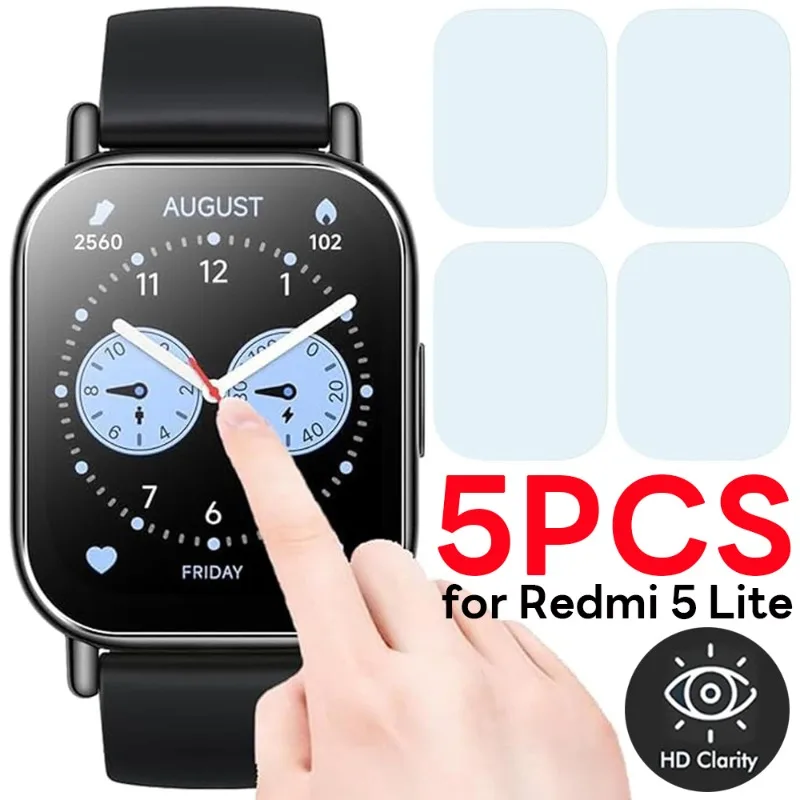 Защитные пленки из закаленного стекла для Redmi Watch 5 Lite, жесткая пленка для умных часов с защитой от царапин для Mi Redmi Watch5 Active HD Cover
Защитные пленки из закаленного стекла для Redmi Watch 5 Lite, жесткая пленка для умных часов с защитой от царапин для Mi Redmi Watch5 Active HD Cover